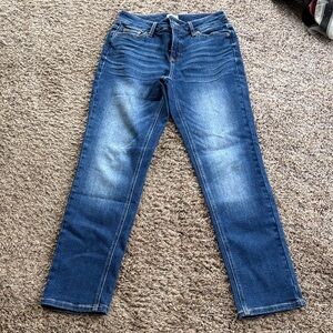 Time and Tru Women's Straight Leg Blue Jeans